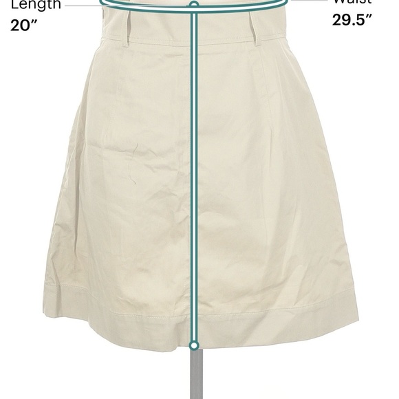 Goop Classic Tan Midi Skirt size 6 - Picture 3 of 5
